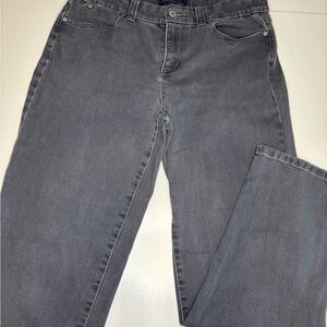 Talbots Women’s Gray Simply Flattering 5-Pocket Jeans Size 8